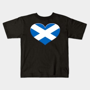 I Love Scotland - Heart Saltaire Kids T-Shirt